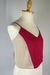 Cropped Rosa e bege - Dip Chic Brechó Boutique