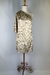 Vestido Poliester Cetinado Conchas Douradas - comprar online