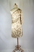 Imagem do Vestido Poliester Cetinado Conchas Douradas