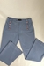 Calça Alfaiataria Azul Botões Rosa Brooksfield - comprar online