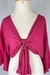 Blusa Rosa Viscose amarrações na internet