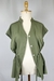 Colete / Camisa Verde Musgo - Dip Chic Brechó Boutique