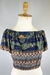 Blusa Estampa Farm Azul Marinho na internet