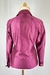 Camisa Vinho Tafetá Brilho - Dip Chic Brechó Boutique