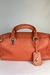 Bolsa Couro Laranja Diane VonFustenburg - Dip Chic Brechó Boutique
