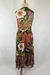 Vestido Verde Longo Estampa Cogumelos - loja online