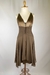 Vestido Marrom seda - comprar online