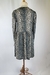 Vestido Estampado Verde Preto e Bege Zara - Dip Chic Brechó Boutique