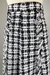Saia tweed midi preta e branca - Dip Chic Brechó Boutique