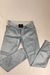 Calça azul metalizada - comprar online