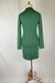 Vestido Curto Verde bandeira Manga Longa - Dip Chic Brechó Boutique