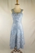 Vestido Midi Renda Azul Claro Agilità - comprar online