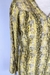 Vestido seda estampa cobra amarelo marrom - comprar online