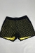Short caça preto e amarelo - Dip Chic Brechó Boutique