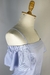 Bata Ciganinha Azul Claro Listrada - Dip Chic Brechó Boutique
