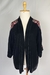 Kimono Veludo Preto Bordado - comprar online