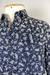 Camisa Manga Longa Azul Marinho Floral Cavalera na internet