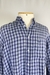 Camisa Xadrez Vichy Azul Manga Longa CVR Vancouver na internet