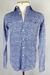 Camisa Floral Manga Longa Azul Slim Fit Brooksfield - comprar online
