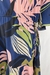 Vestido azul marinho floral Shoulder na internet