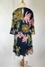 Imagem do Vestido azul marinho floral Shoulder