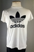 Camiseta Branca Básica com Estampa Adidas - comprar online