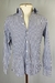 Camisa Listrada Manga Longa Azul e Branca Ellus - comprar online