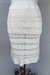 Saia Crochê Off White - comprar online