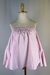 Blusa Tricoline Listrada Branca e Rosa Forever 21 - comprar online