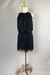 Vestido Tule Preto Três Flores Folic - comprar online