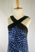 Vestido Longo Azul e Preto BluK na internet