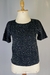Blusa Estrelinhas Preta Shoulder - comprar online