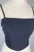 Corset Preto Drapeado Zara na internet