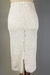 Saia Midi Branca - Dip Chic Brechó Boutique