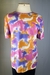 Camiseta Algodão Tie Dye Rosa Laranja e Lilas Zara - comprar online