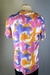 Camiseta Algodão Tie Dye Rosa Laranja e Lilas Zara - Dip Chic Brechó Boutique