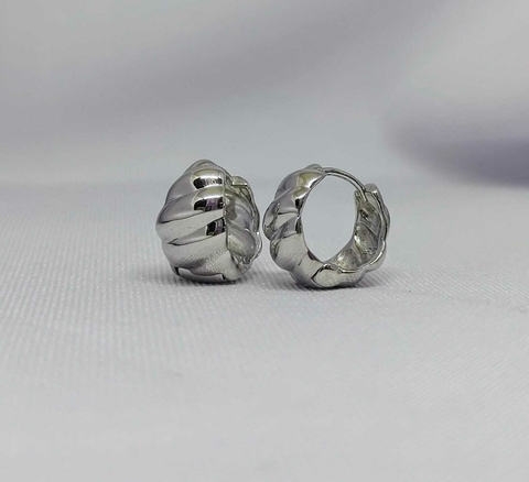 Aros argolla de plata 925