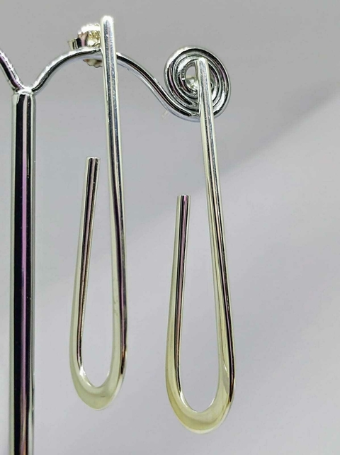 Aros argolla plata 925 colgantes
