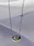 Collar de plata 925 corazón central en nácar
