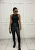 Mini Saia Corino Preta Moda Feminina na internet