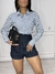 Camisa Meg Listras Tricoline Encorpada