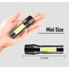 LINTERNA MINI RECARGABLE ZOOM USB