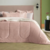 Kit Edredom Microfibra Queen Karsten Sonata Rose