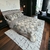 Edredom/ Cobre Leito Zono Enxovais King 3 Pçs Patch Cinza