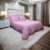 Edredom/ Cobre Leito Zono Enxovais Casal 3 Pçs Rosado