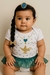 Body da Princesa Jasmine com trança - comprar online