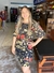VESTIDO CANOA ESTAMPA FLORAL/ OS VAQUEIROS