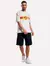 Bermuda Lacoste Masculina Moletom Sash Striped Preta - loja online