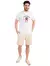 Camiseta Tommy Hilfiger Masculina Regular Curved Monogram Branca - loja online