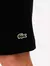 Bermuda Lacoste Masculina Moletom Basica Lisa Preta - comprar online
